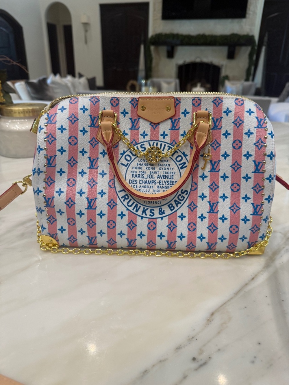 FULL SET !! Fashionable Monogram Bag Beautiful bright colors